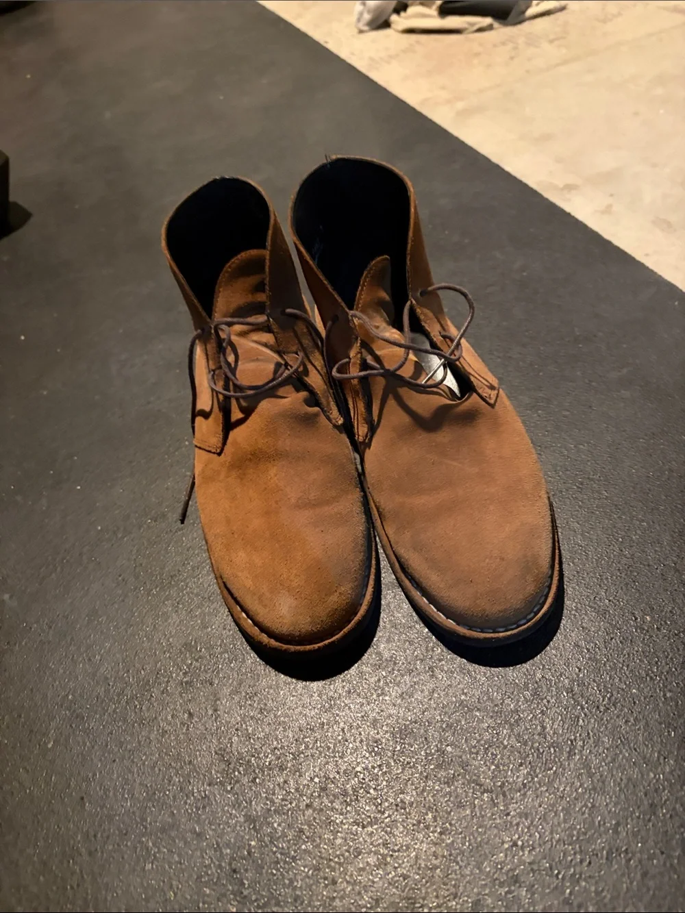 Men's Thursday Boot company Brown Suede Chukka Boots - Classic Lace-Up